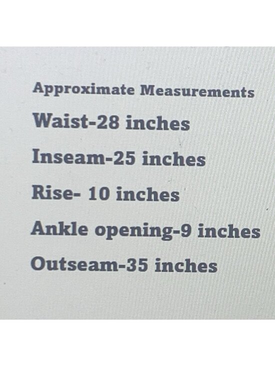 Quince Women Bella Stretch Patch Pocket Wide Leg Blue Pants 28 Boho Spring Crop - Picture 7 of 9